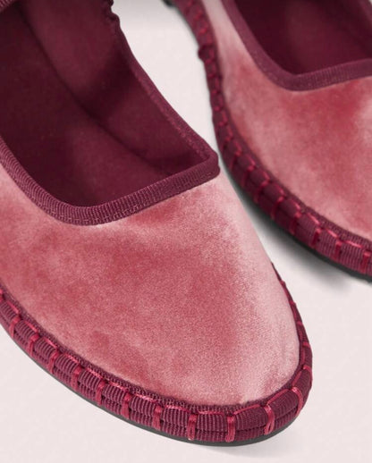 Pink & Burgundy flats