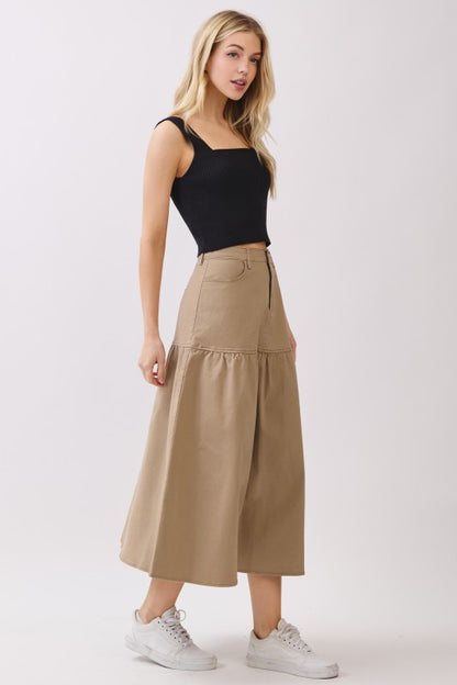 Taupe Raquel's skirt 5 dic