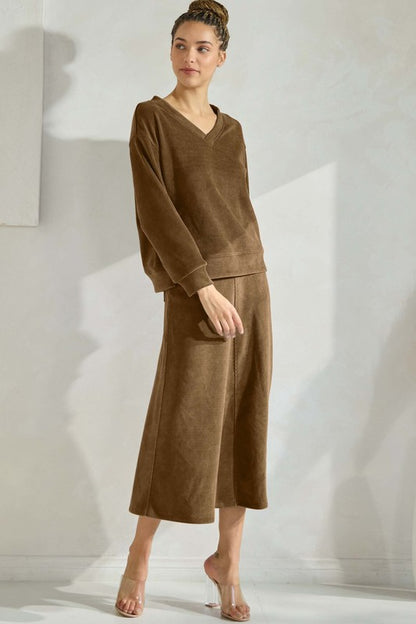 Brown Tzniut skirt set 2 feb
