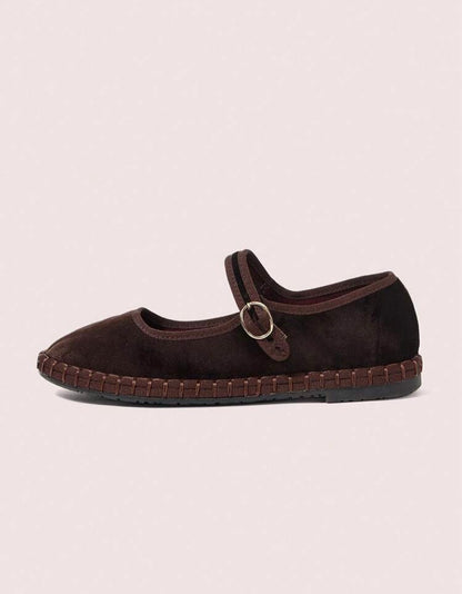 Brown aesthetic DT Flats