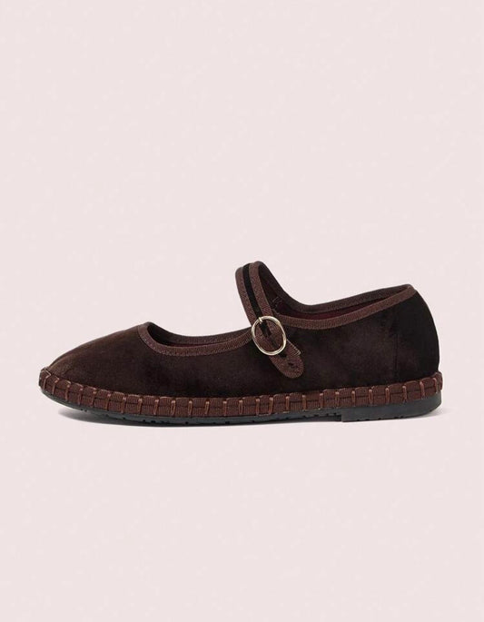 Brown aesthetic DT Flats