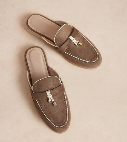 Taupe Dubai Mules