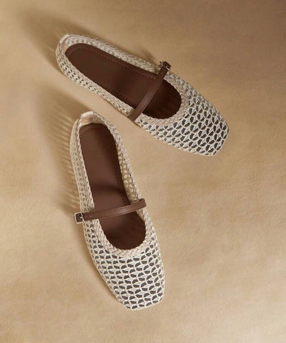 Capri Cream Flats