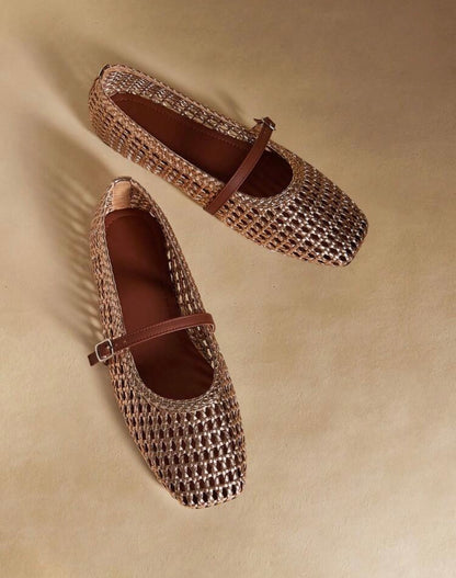 Bronze Capri Flats