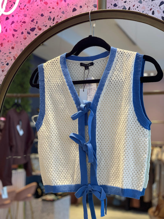 Cream Knitted Vest