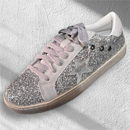 Glitter sneakers for adult