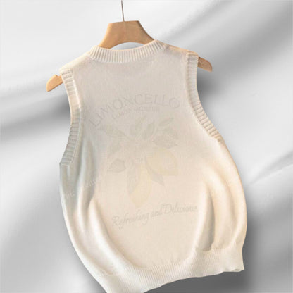 Limoncello knitted top 20 abril