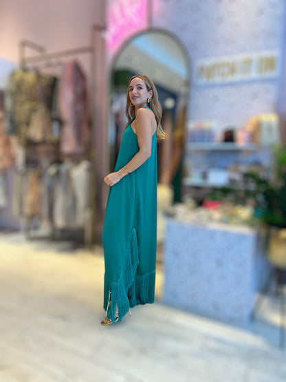 Green Fringed Dress 18 abril