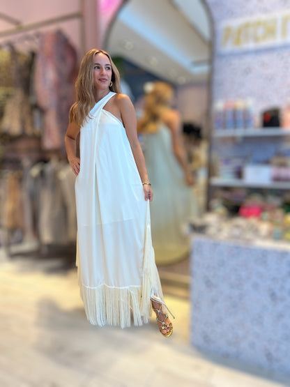 Ivory Fringed Dress 18 abril