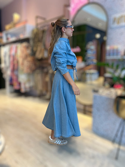 Daniela’s Denim skirt set