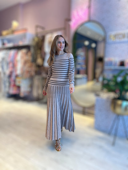 Striped knitted Dress