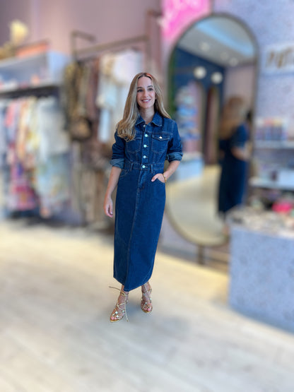 Denim midi Dress