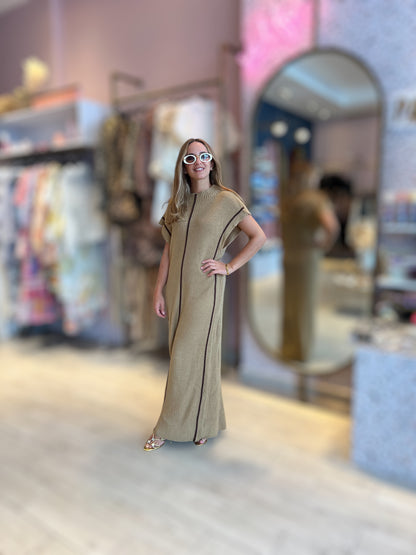 Mockha ribbed dress