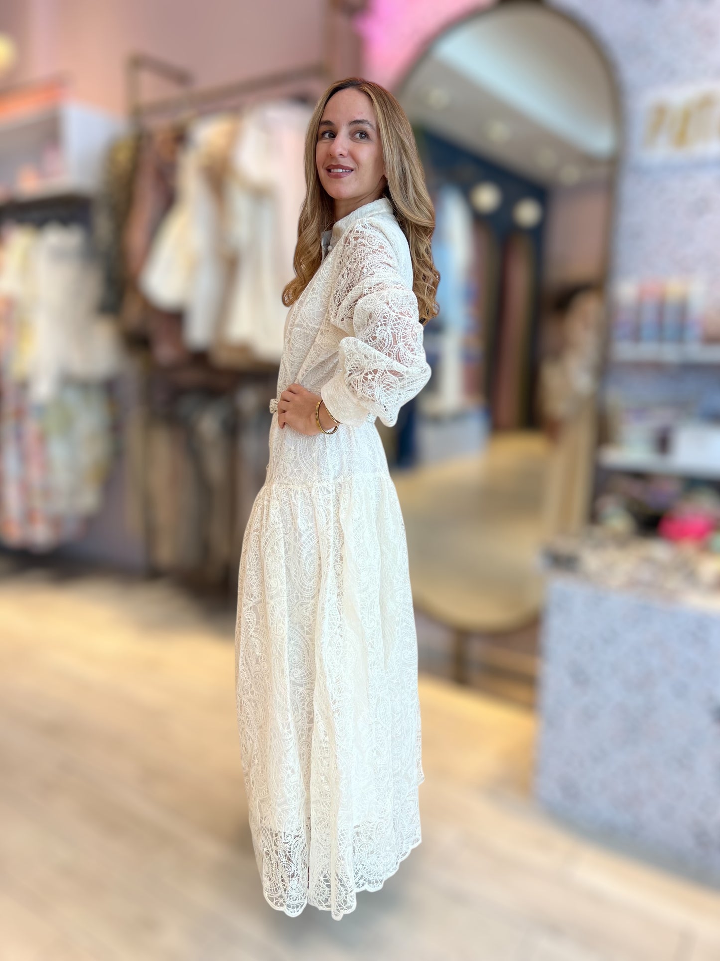 Lace luxury dress