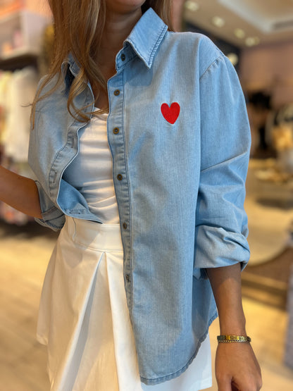 Denim embroidery shirt 10 mayo