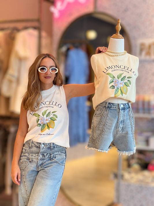 Limoncello knitted top