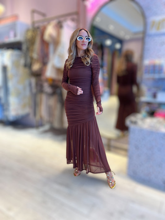 Coffee aesthetic dress