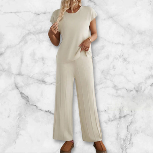 Nude Knitted  loungewear set