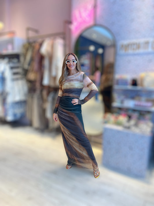 Zahara green dress