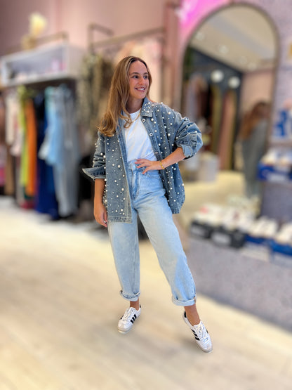Denim pearl shirt