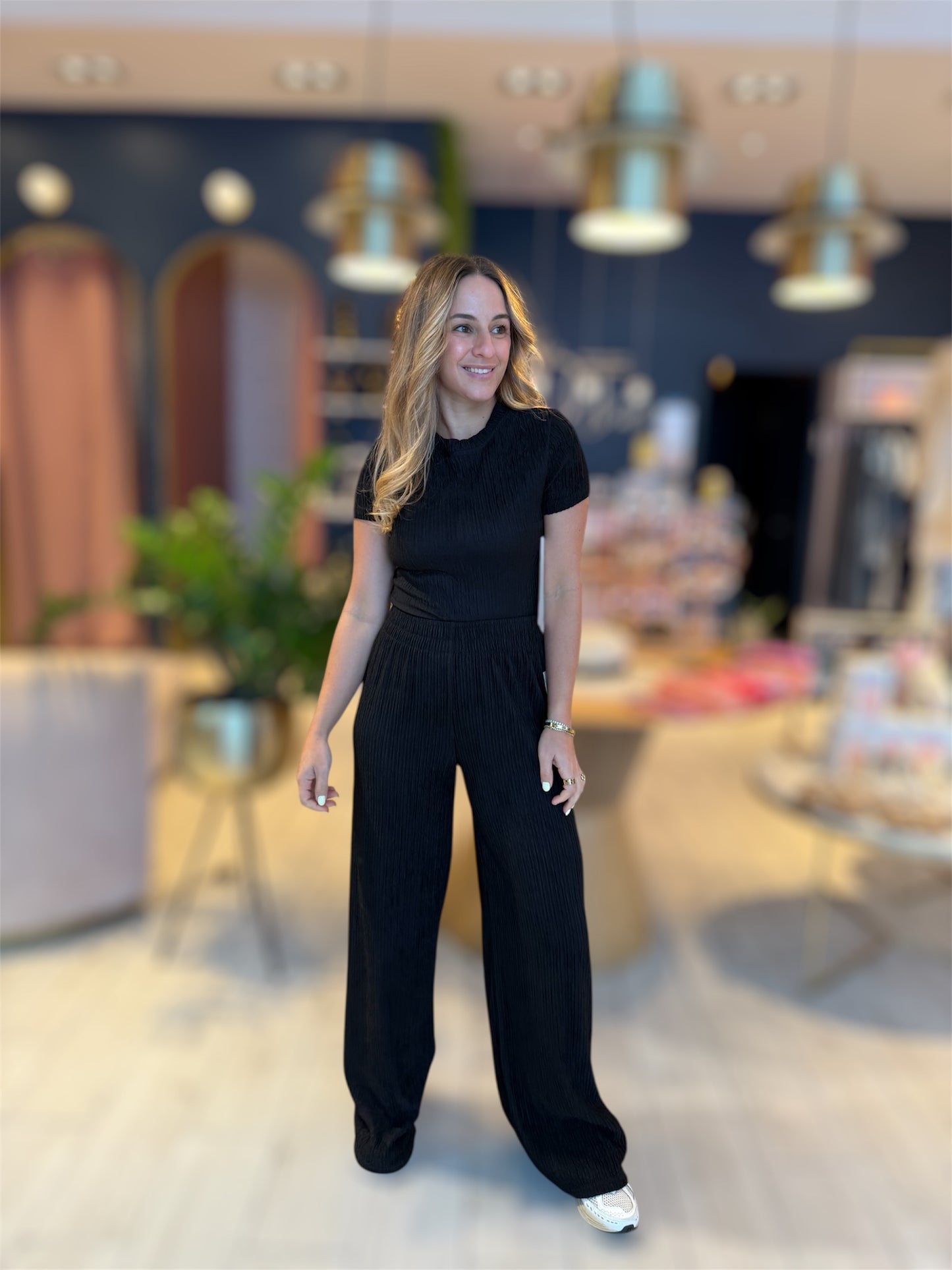 Black pant & top set  viaje