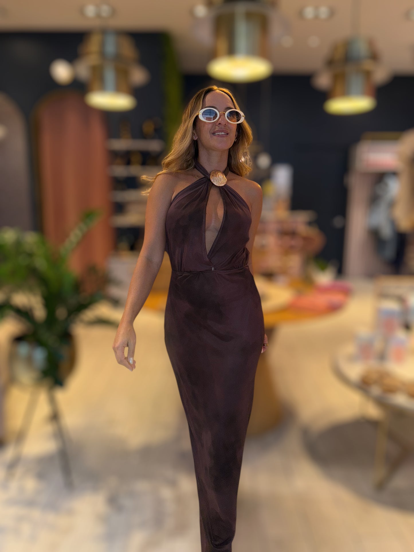 Brown Ibiza Dress