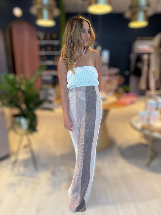 Croché color block set