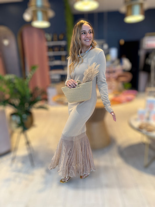 Knitted Nude Dress