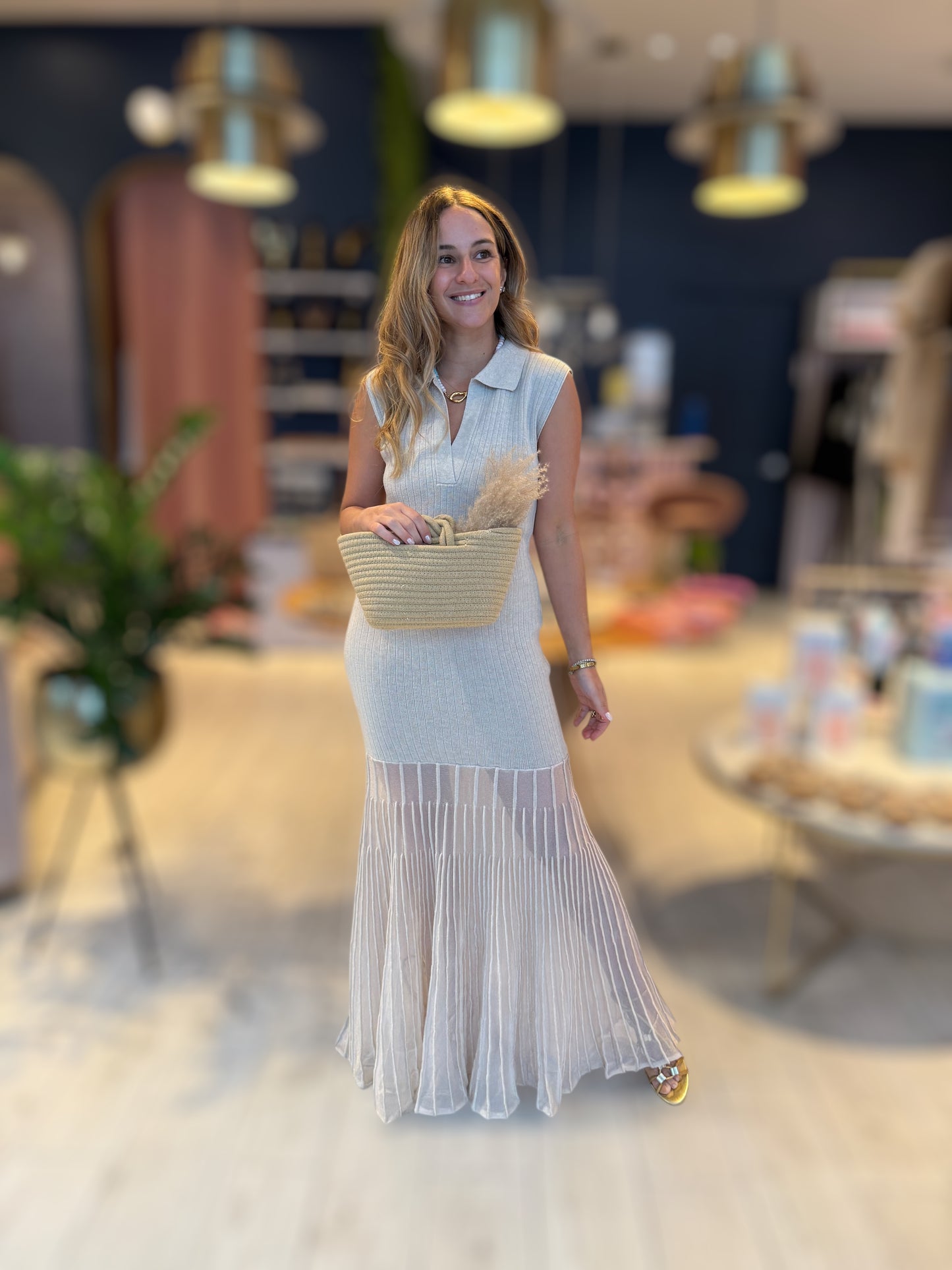 Stone Knitted Dress