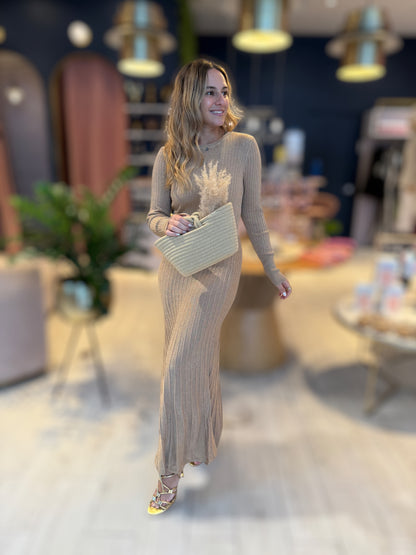 Nude Knitted Dress
