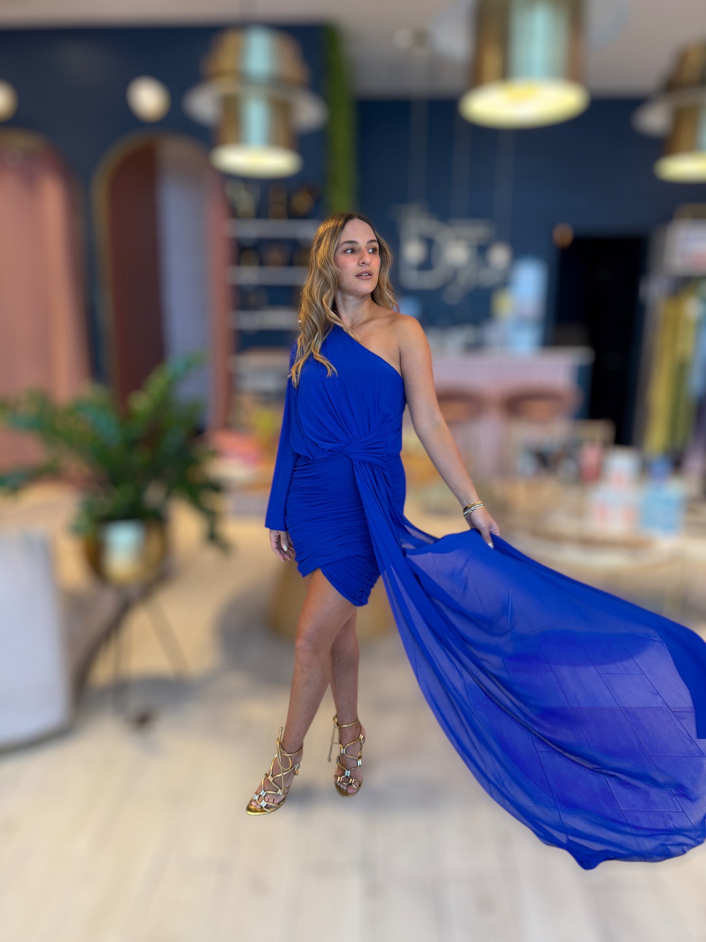 Alexandra's One shoulder Dress