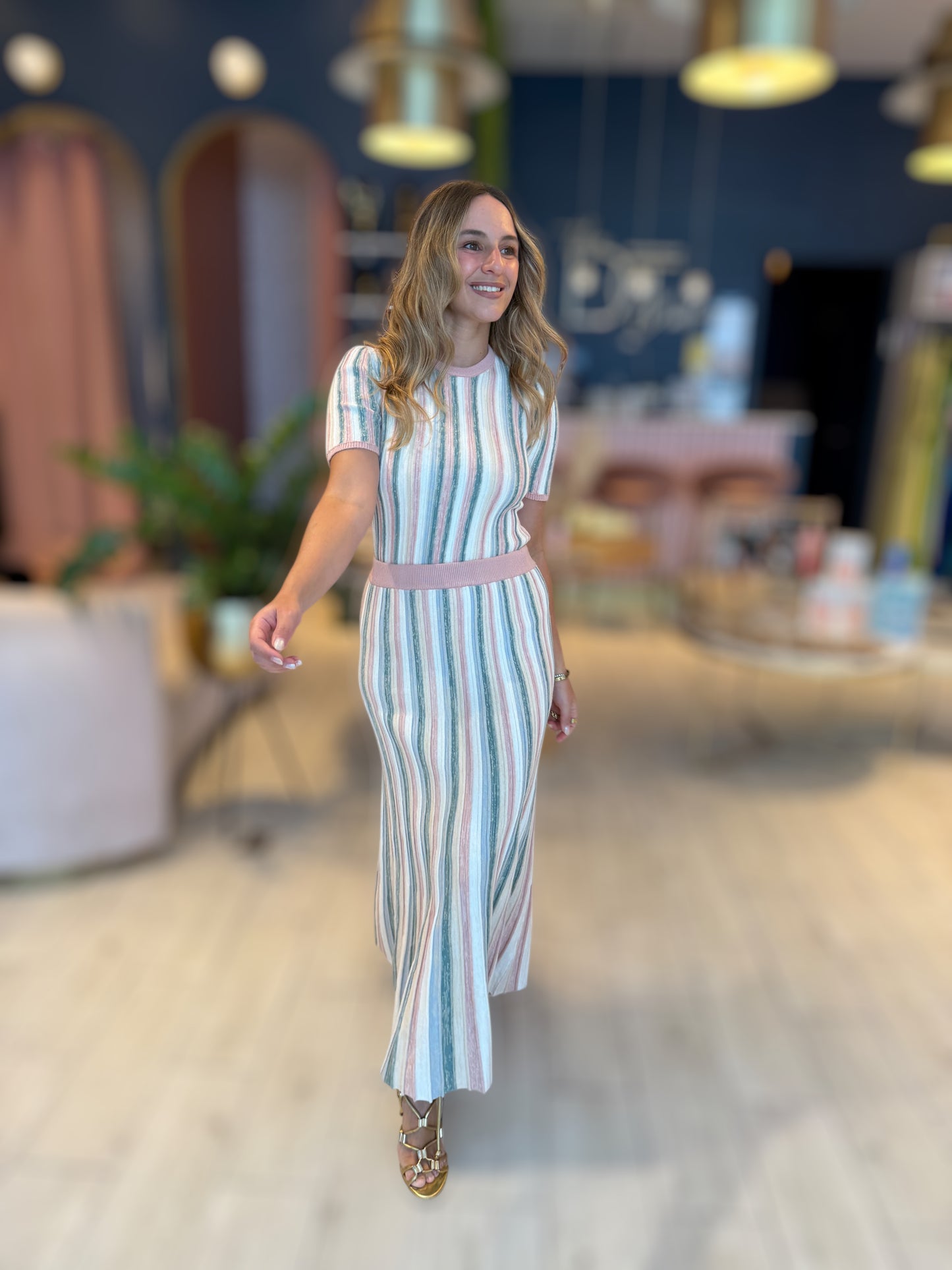 Knitted Ariele's skirt set