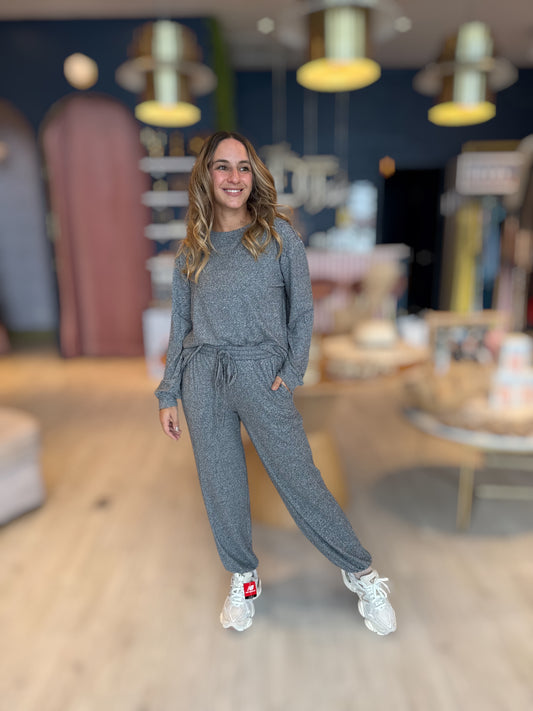 Black loungewear set