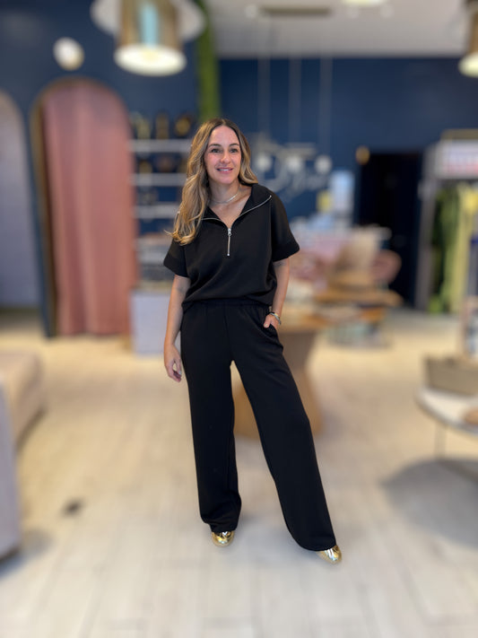 Black zipper set de viaje 4