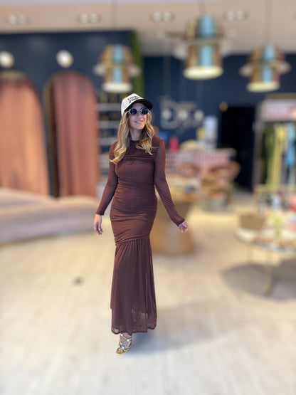 Brown capri Dress