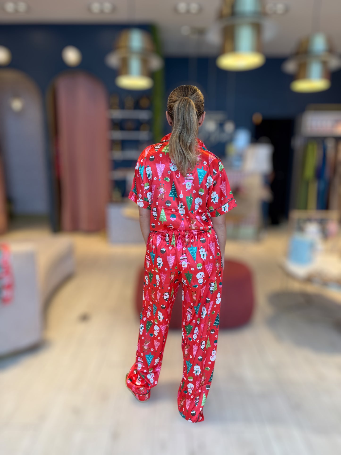 Christmas pijama Pink Tree