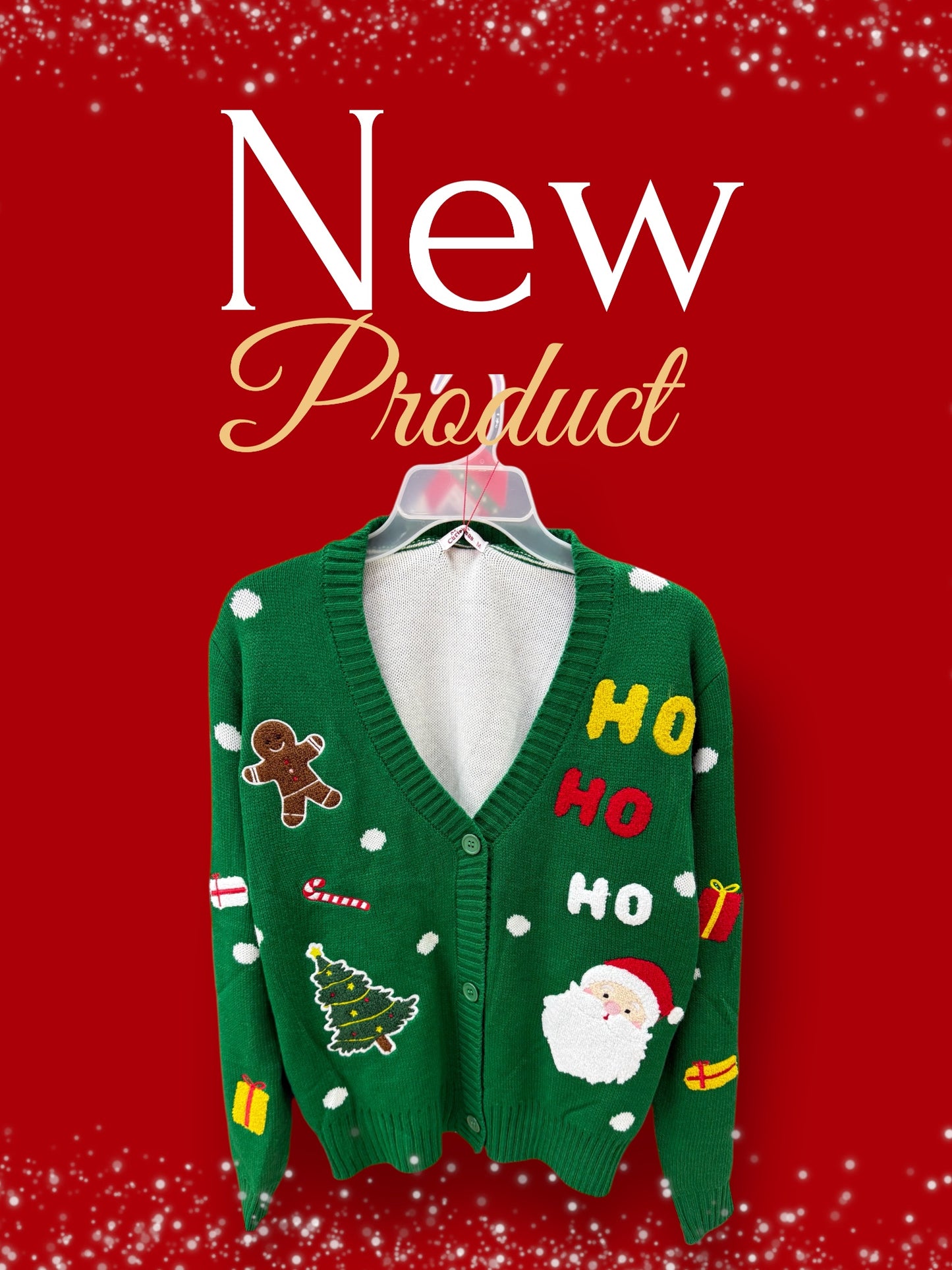 Green  Ugly Christmas sweater