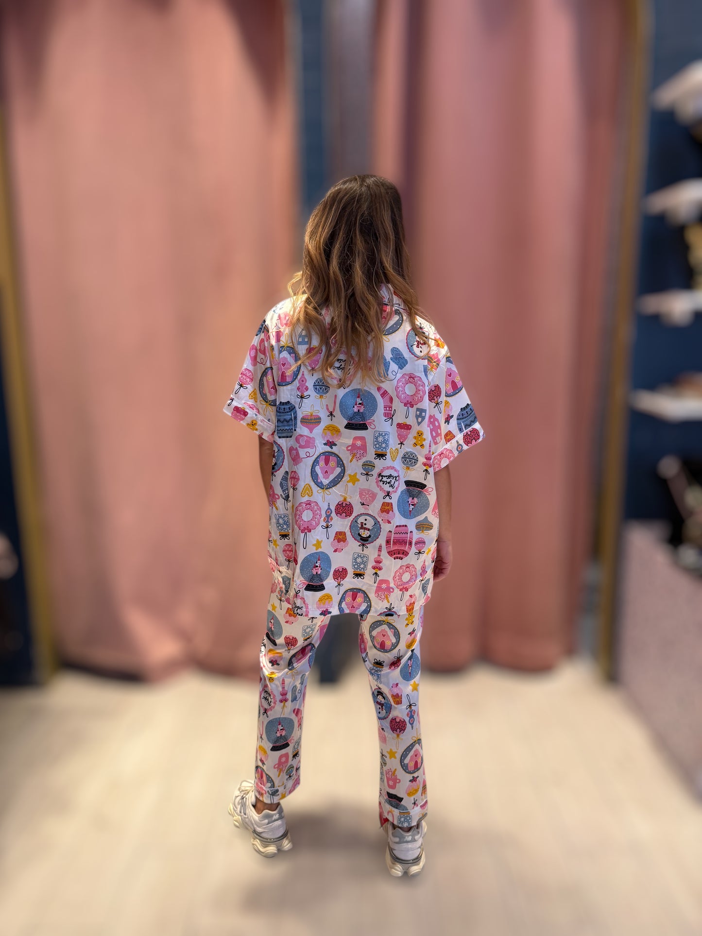 White Christmas pijama talla 10