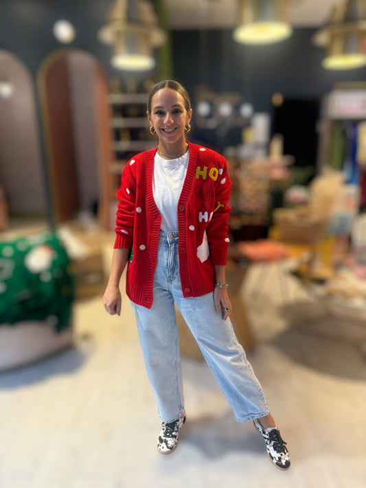 Red ugly Christmas sweater