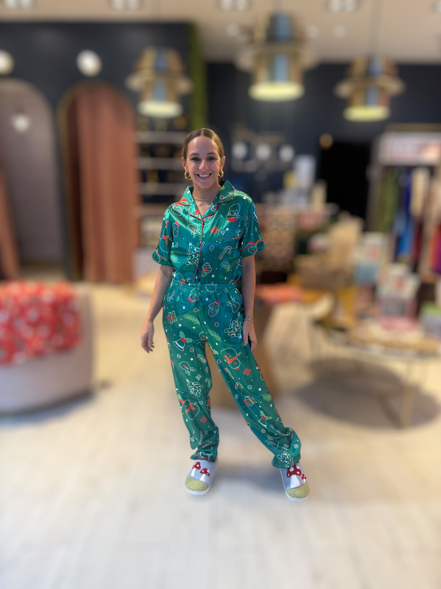 Green Christmas pijama