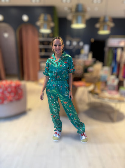Green Christmas pijama