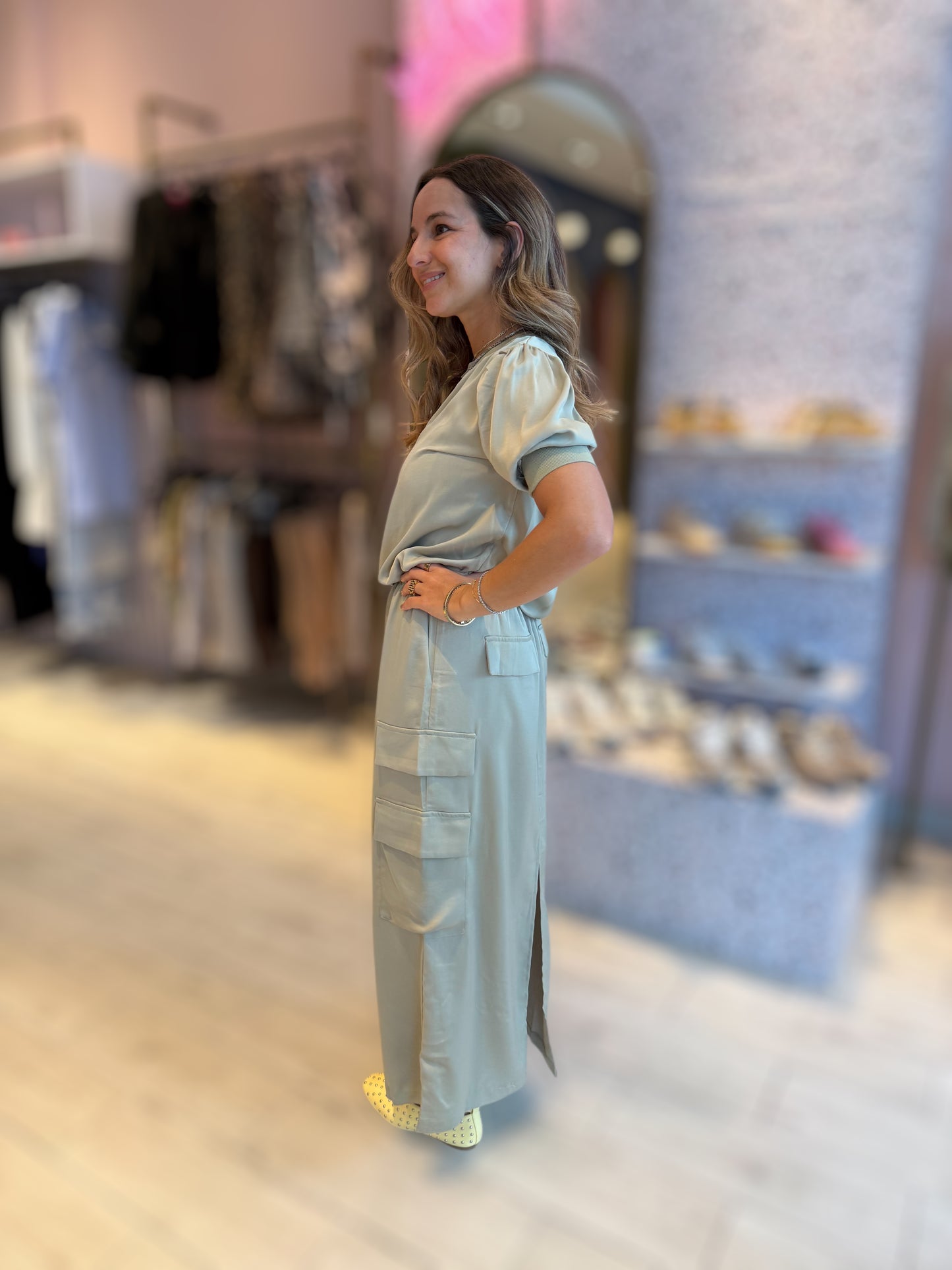 Sage Tzniut skirt set