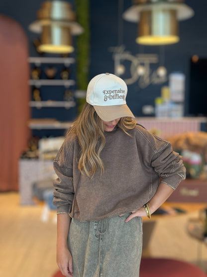 Mockha expensive & difficult hat