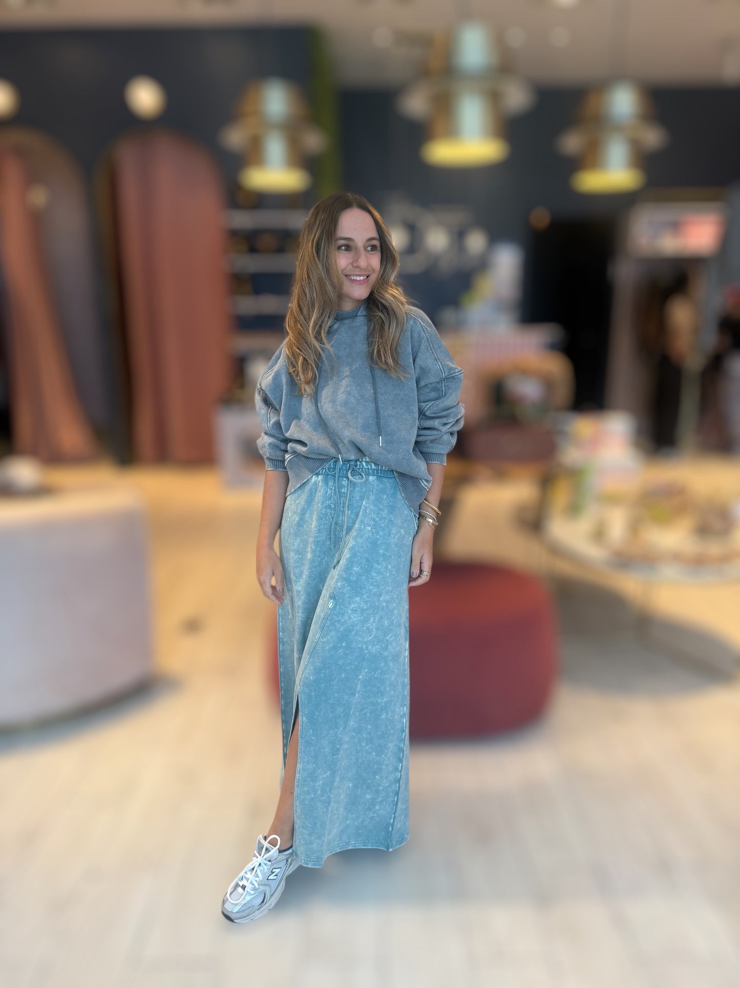 Ocean Tzniut skirt set