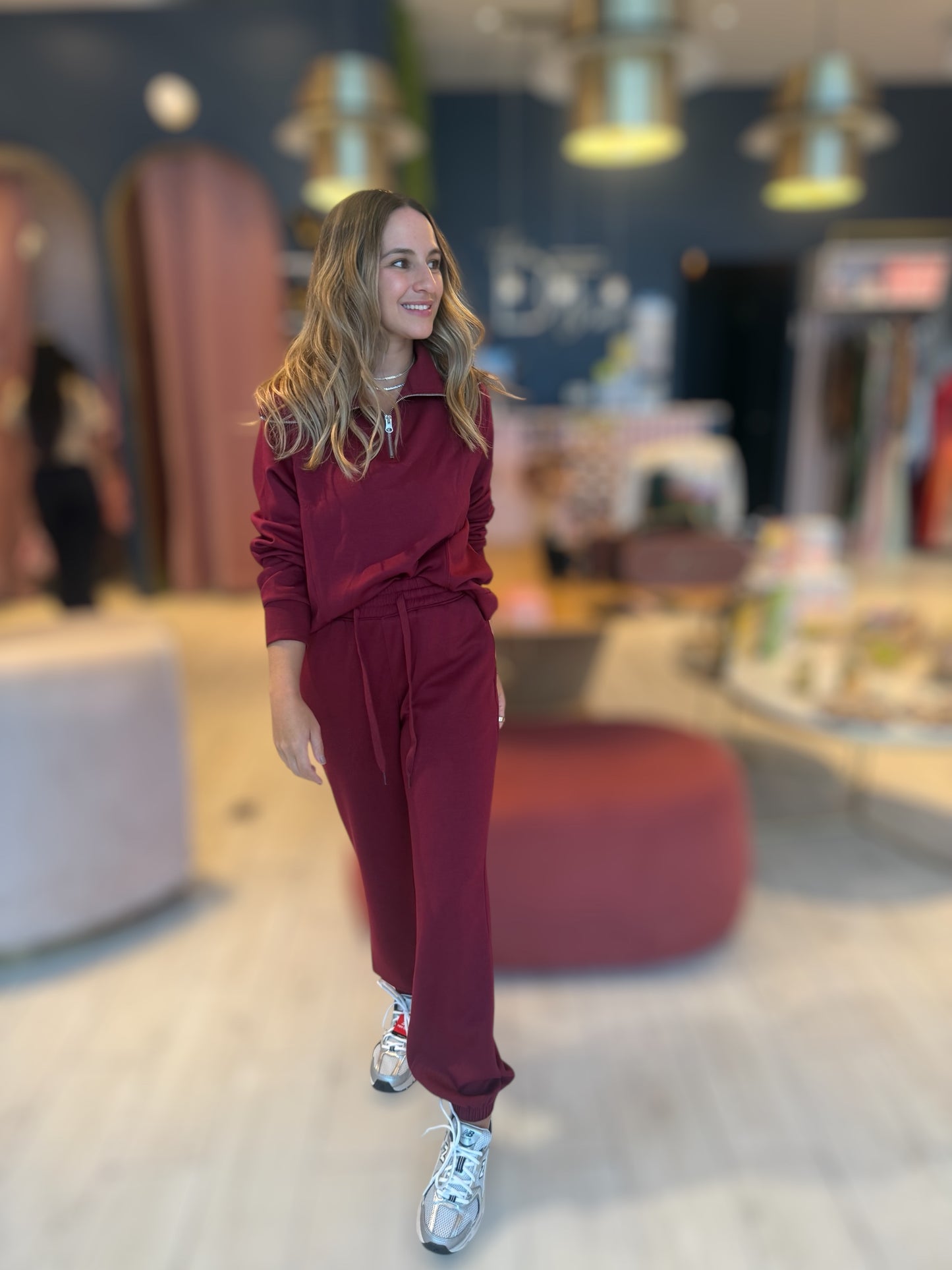 Burgundy zipper set de viaje 5 marzo