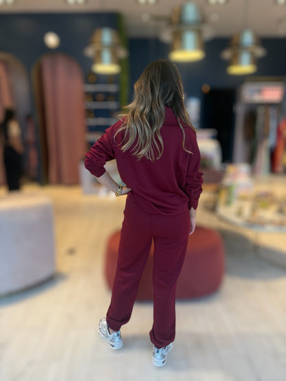 Burgundy zipper set de viaje 5 marzo