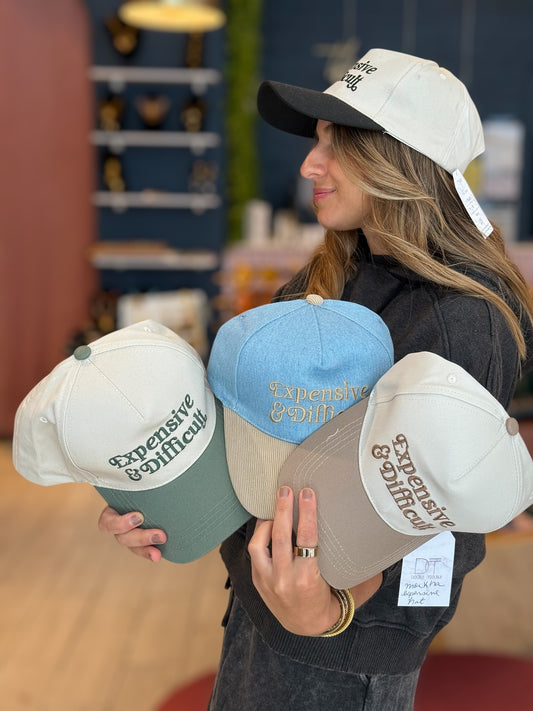 Black expensive & difficult hat