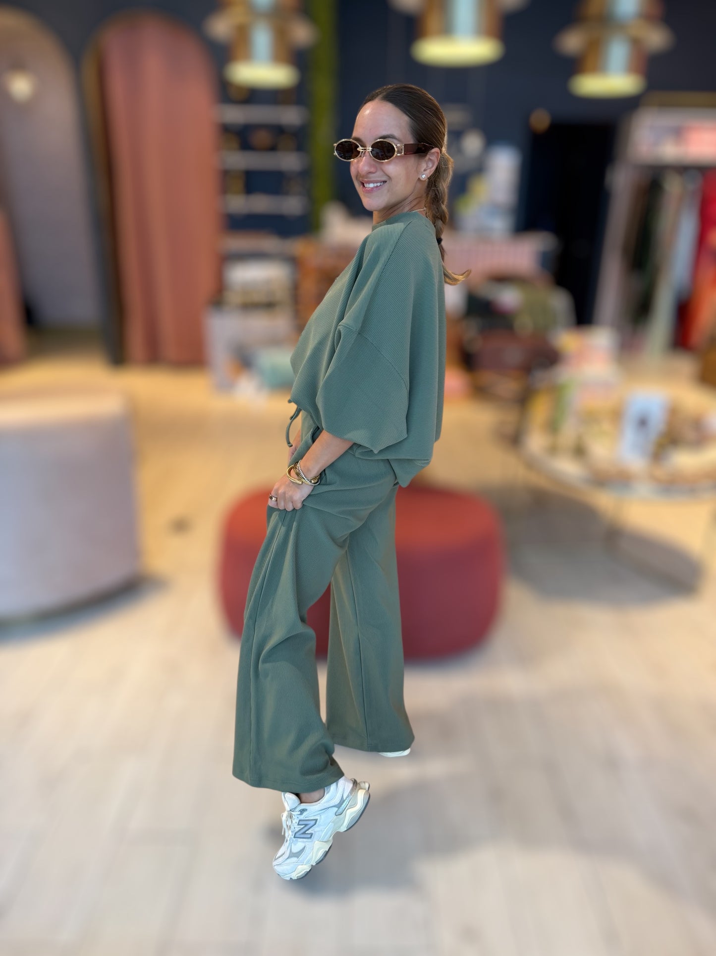 Olive set manga larga de viaje