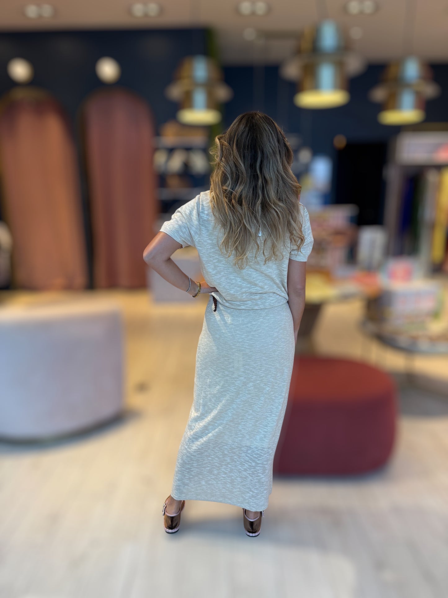 Nude Tzniut skirt set