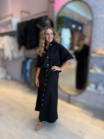 Black TZNIUT  skirt set